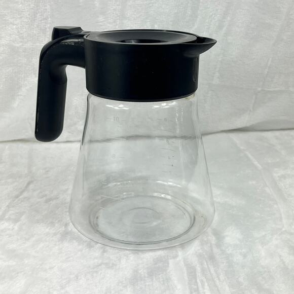 Braun KF901AN KF9050BK Glass Carafe 10-Cup Replacement Part with Black Lid - Picture 3 of 12